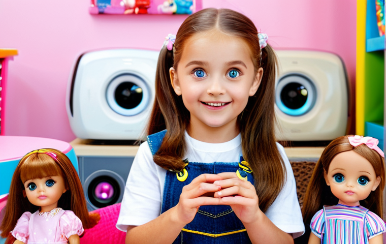 **

"A young girl with bright eyes, surrounded by LOL Surprise! dolls in a brightly lit playroom, fully clothed in a cute, age-appropriate outfit, safe for work, appropriate content, family-friendly scene, perfect anatomy, correct proportions, well-formed hands, proper finger count, professional, modest, natural pose, toy photography, high quality."

**