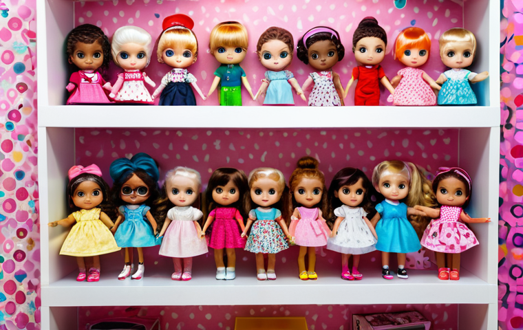 LOL 서프라이즈 인기 비결 - Collector's Display**

A brightly lit shelf overflowing with LOL Surprise! dolls in a child's room. ...