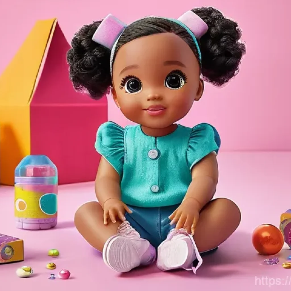 LOL 서프라이즈의 지역별 선호 트렌드 - **Prompt:** A vibrant, cheerful scene of a young child, approximately 8-10 years old, with an expres...