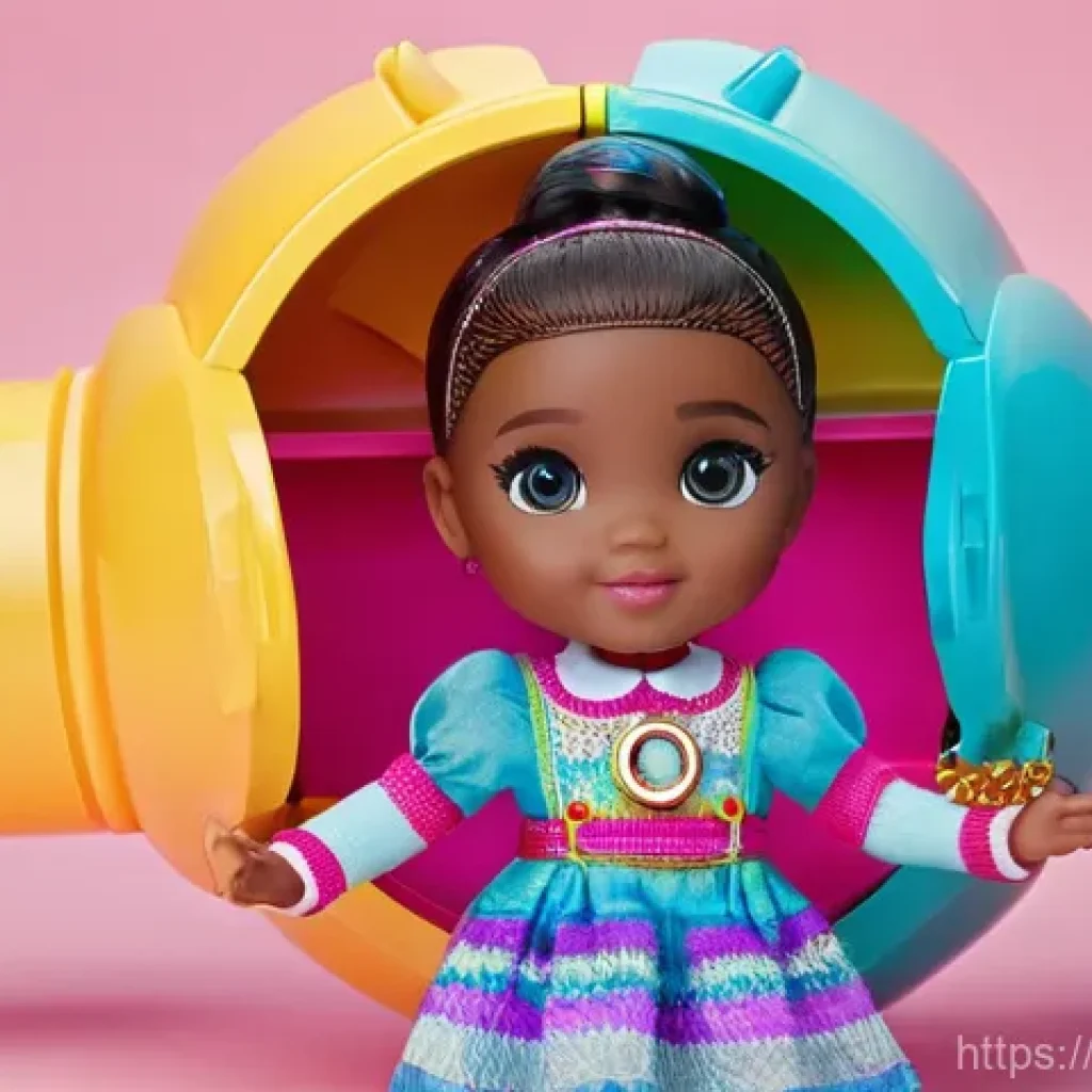 LOL 서프라이즈의 가격 상승 요인 분석 - A vibrant, close-up shot capturing the moment of excitement as a pair of hands gently unwraps a L.O....