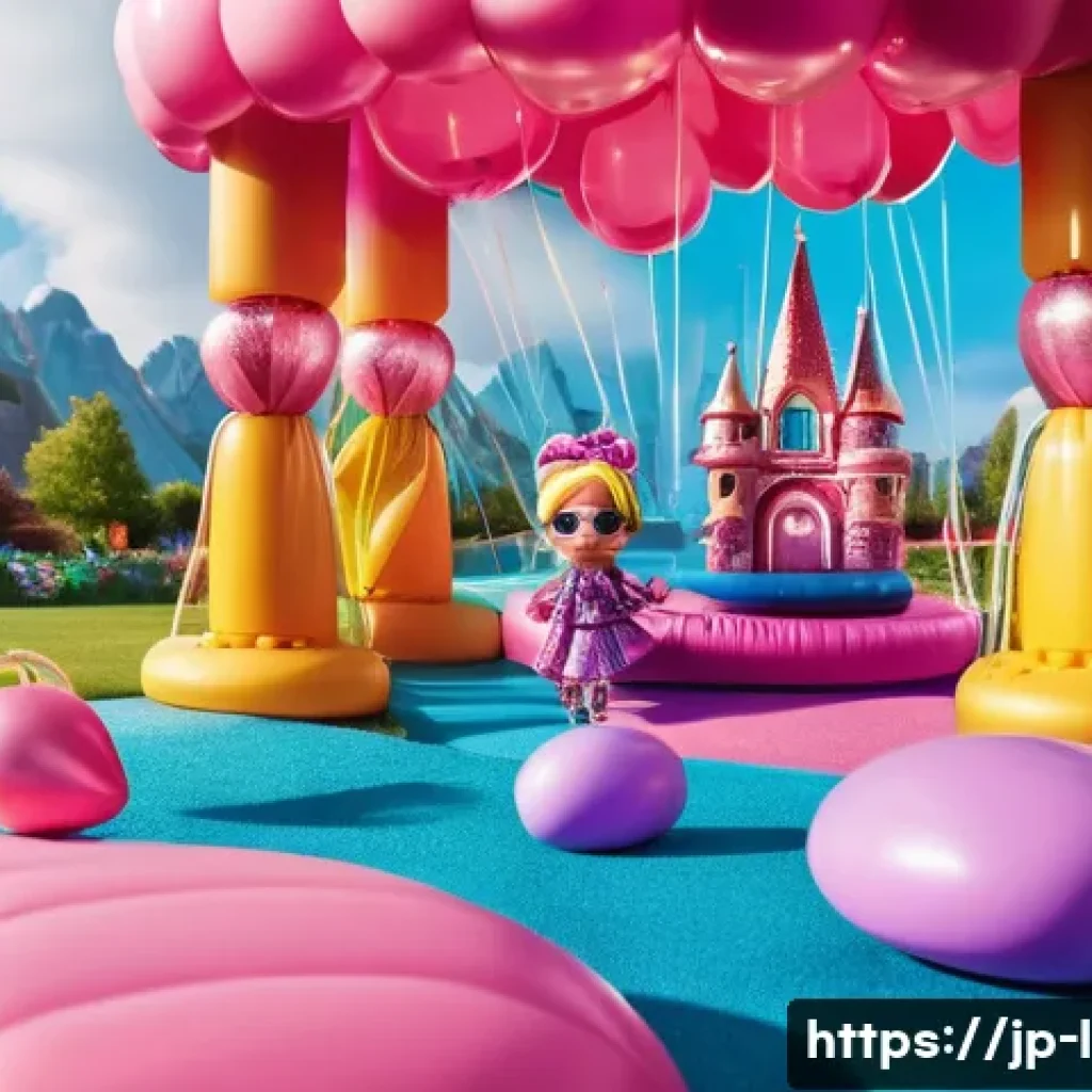LOL 서프라이즈의 관련 게임 출시 소식 - A vibrant and detailed scene featuring a diverse group of LOL Surprise characters with distinct pers...