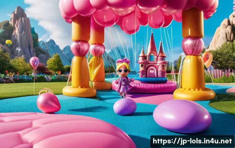 LOL 서프라이즈의 관련 게임 출시 소식 - A vibrant and detailed scene featuring a diverse group of LOL Surprise characters with distinct pers...