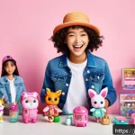 LOL 서프라이즈의 추천 선물 리스트 - A vibrant and colorful LOL Surprise doll set featuring multiple diverse dolls inside small capsules,...