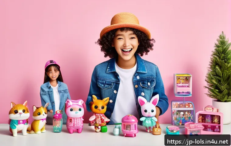 LOL 서프라이즈의 추천 선물 리스트 - A vibrant and colorful LOL Surprise doll set featuring multiple diverse dolls inside small capsules,...