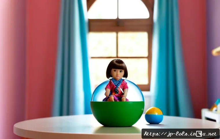 LOL 서프라이즈의 스토리 기반 장난감 - Photorealistic tabletop scene of a child-safe surprise collectible doll toy set, a small fashion dol...